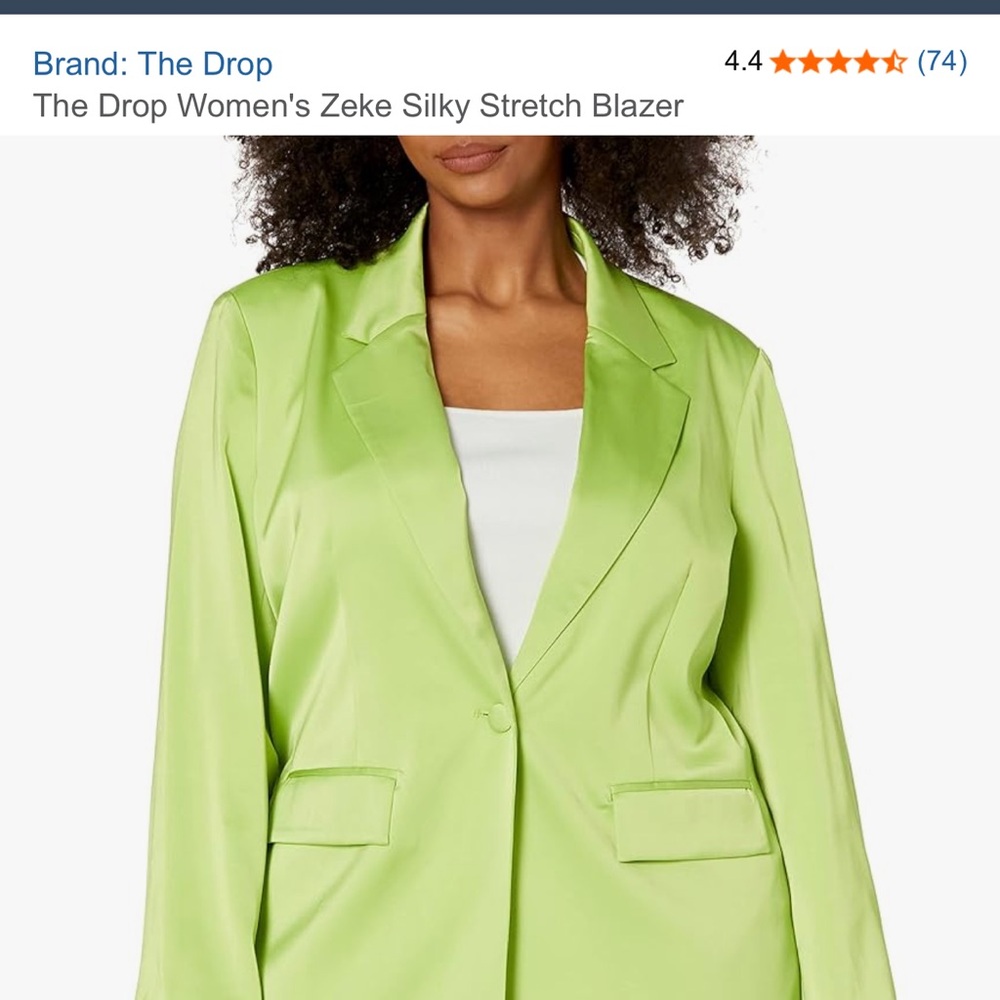 Women's Zeke Silky Stretch Blazer - Green